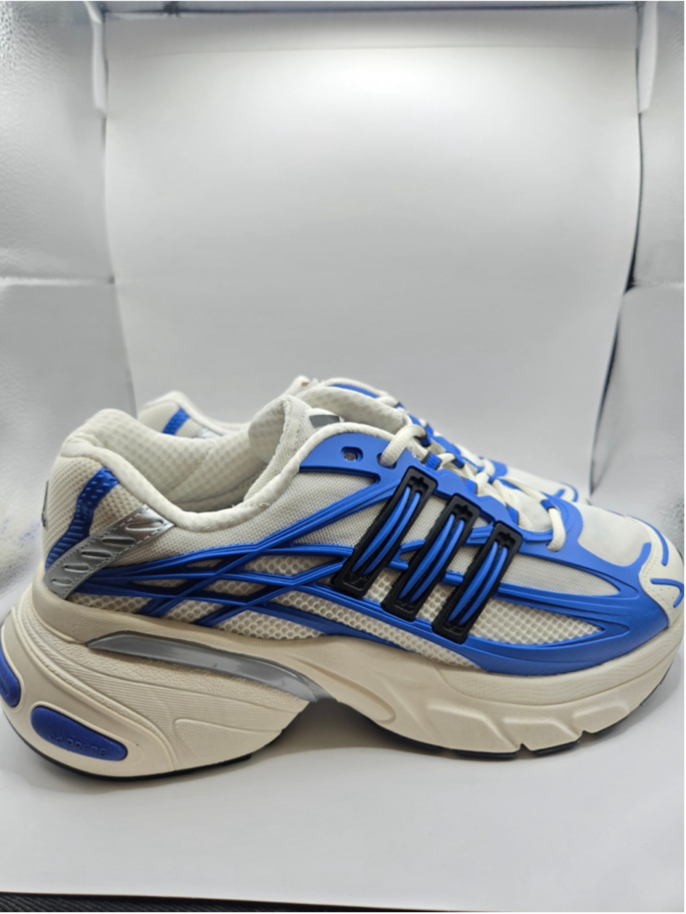 Men's Adidas Adistar XLG 2.0 Sneakers White Blue Size 10